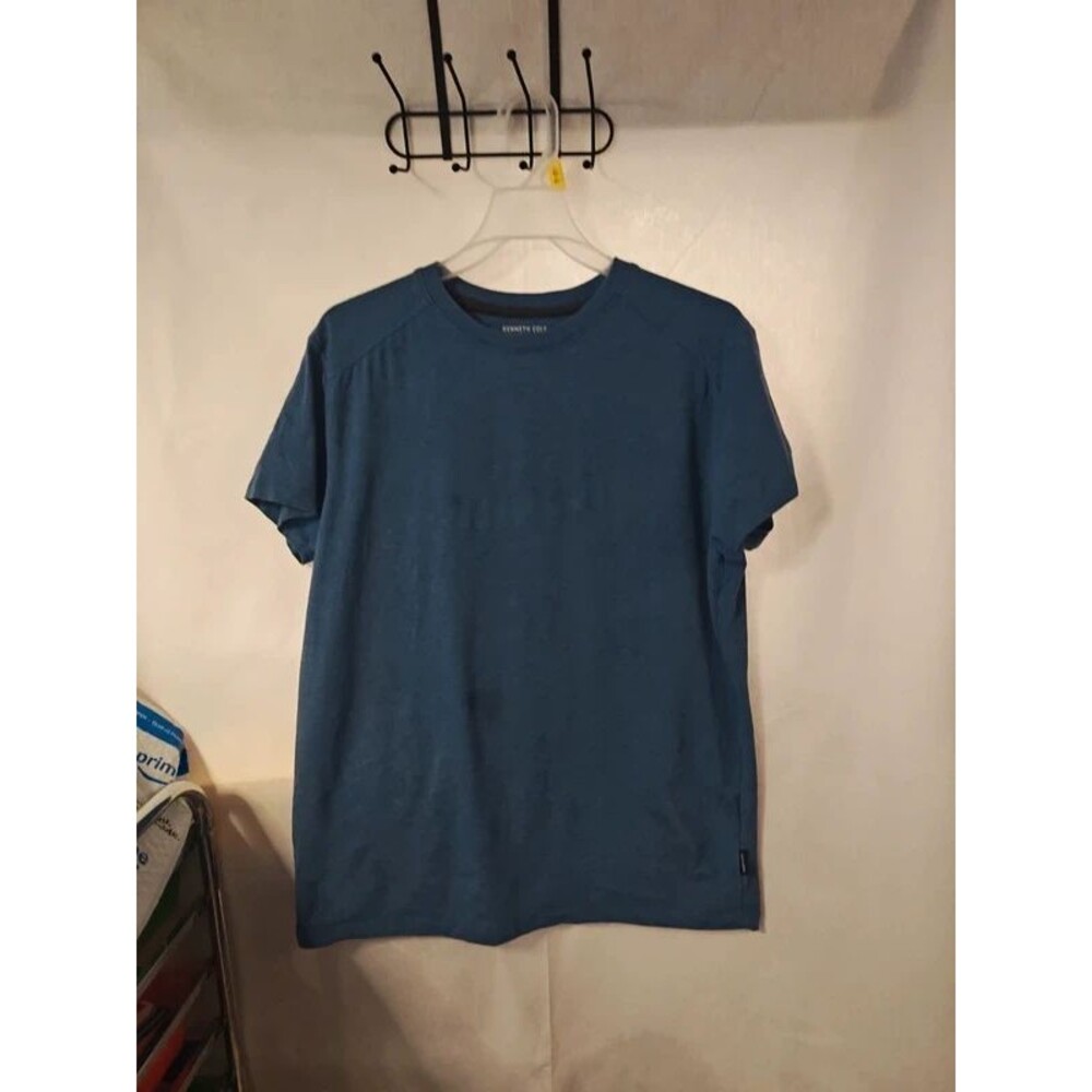 Kenneth Cole Men’s Blue Short Sleeve T-Shirt Size Large (Fits M)